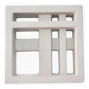 Cobogó Vazado Trançado Branco 30x30x9 cm