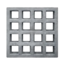 Cobogó Veneziana 16 Furos 39x39x7 Antichuva