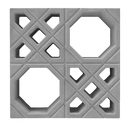 Cobogó Vazado Estilo Árabe 39x39x7cm